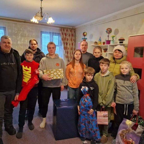 Julklappar från Vaggan till ukrainska barn julen 2022.