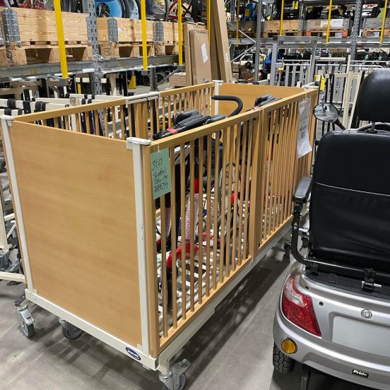 Säng på väg till Karlis